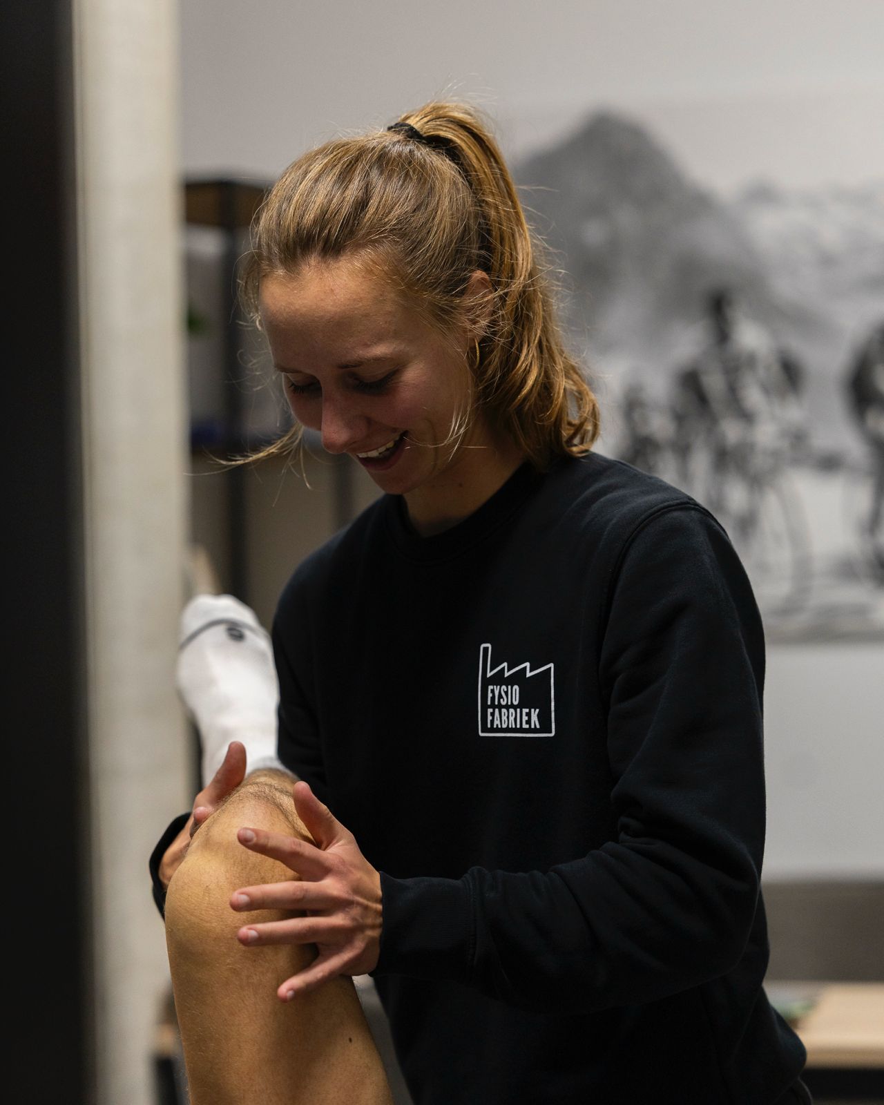 Fysiofabriek behandelruimte bij CrossFit Leiden